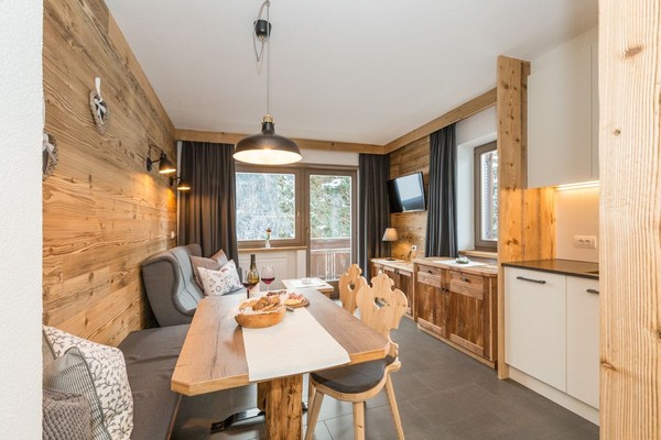 La zona giorno Appartements Gerda