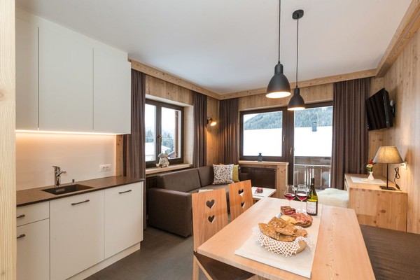 La zona giorno Appartements Gerda
