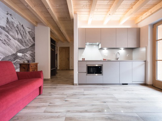 The living area Farmhouse apartments Lutzerhof