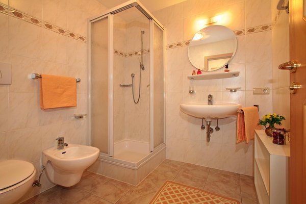 Foto del bagno Appartamenti in agriturismo Schmözlhof