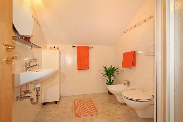 Foto del bagno Appartamenti in agriturismo Schmözlhof