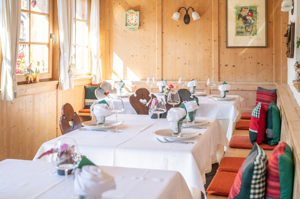 The restaurant San Vigilio / St. Vigil La Ücia by Fana Ladina