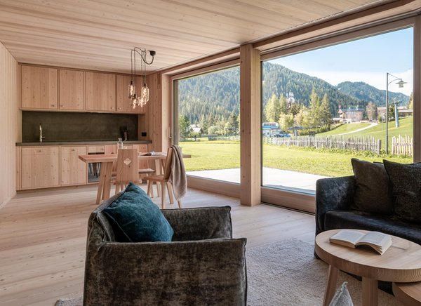 The living area Apartments Larix Lodge