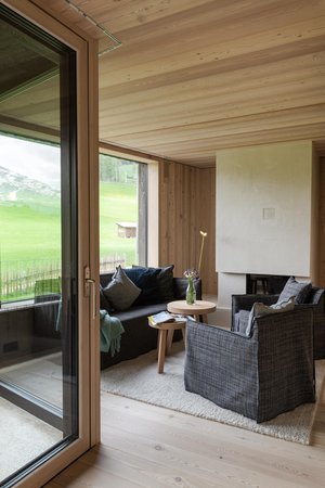 The living area Apartments Larix Lodge
