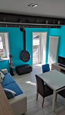 Der Wohnraum Ferienwohnung Un passo dal cielo