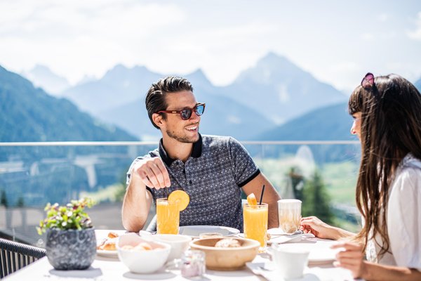 The breakfast Hotel Alpen Tesitin