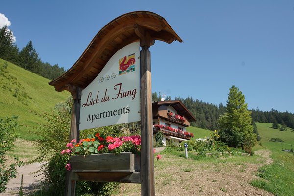 Position Farmhouse apartments Fiung San Martino in Badia / St. Martin in Thurn