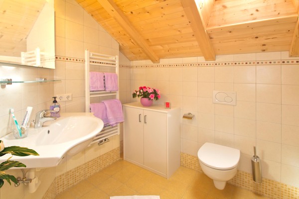 Foto del bagno Appartamenti in agriturismo Gscnara