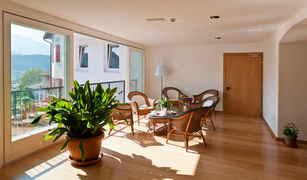 Die Gemeinschaftsräume Hotel Romanda