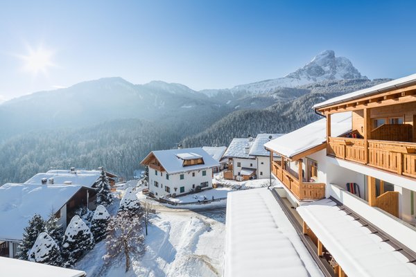 Photo exteriors in winter Hotel Antermoia