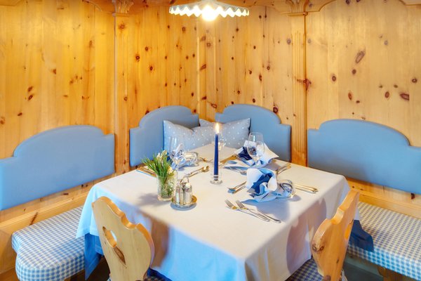 The restaurant Antermoia / Untermoi (San Martino in Badia / St. Martin in Thurn) Hotel Antermoia