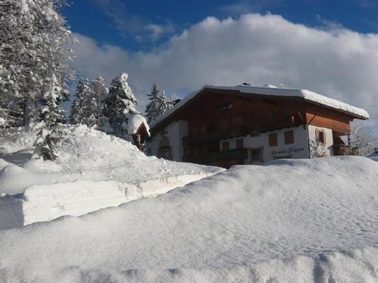 Foto Außenansicht Pension + Ferienwohnungen auf dem Bauernhof Chalet Frapes