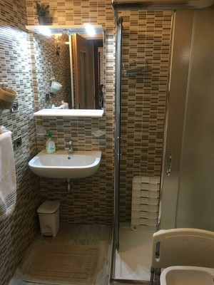 Foto del bagno Appartamento in baita Monti