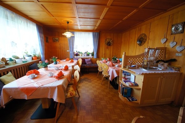 Das Frühstück B&B auf dem Bauernhof Tulperhof