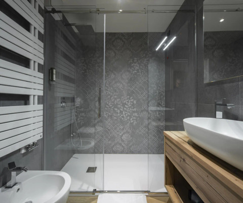 Foto del bagno Hotel Alpenrose