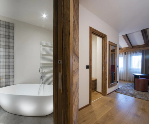Foto del bagno Hotel Alpenrose