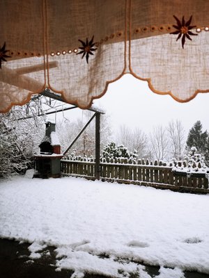 Aussicht vom Betrieb