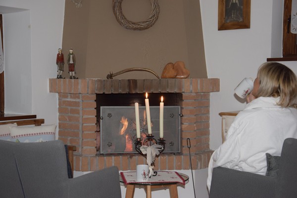 La zona giorno Appartamento in baita Casa Pendola