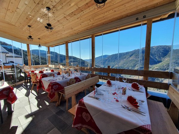 Il ristorante Valfloriana Chalet Resort La Baita delle Fate