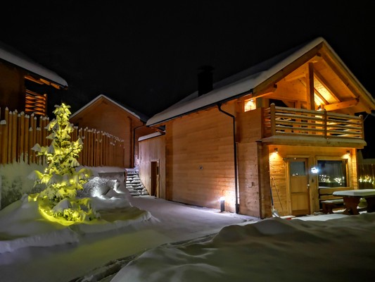 Foto Außenansicht Chalets Lagaun