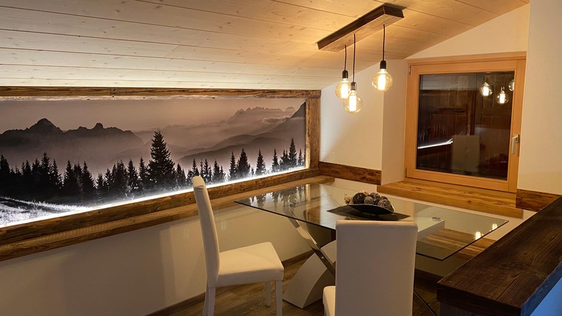 Der Wohnraum Ferienwohnung Casa Bellini