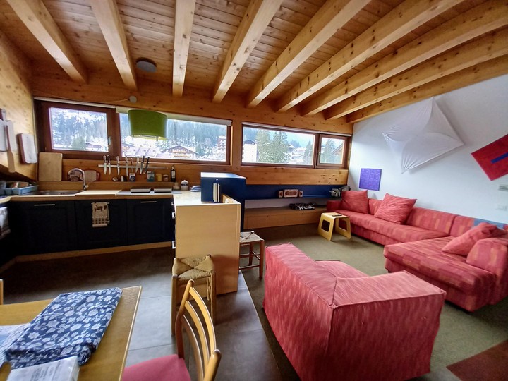 The living area Apartment Mansarda Cà Dolomia