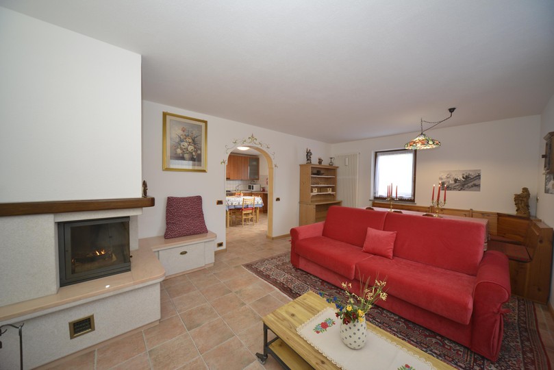 Der Wohnraum Ferienwohnung Casa Paola