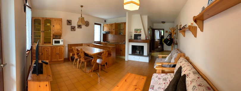 Der Wohnraum Ferienwohnung Casa Gilda