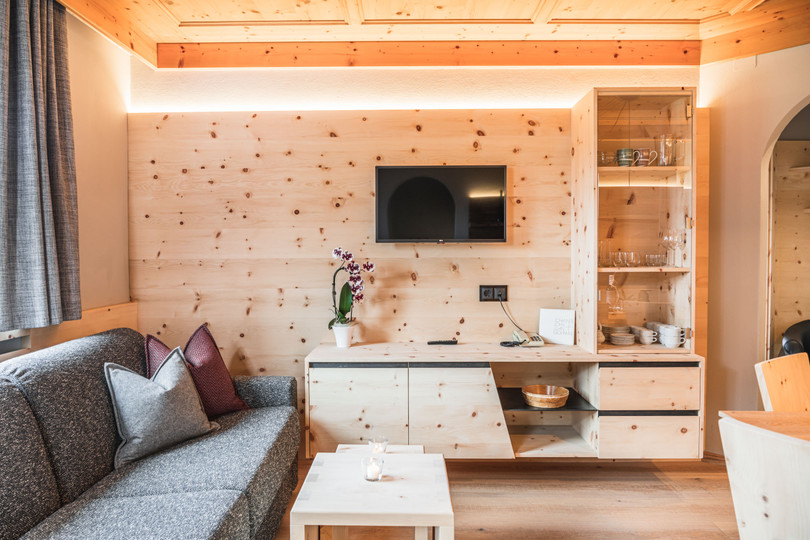 La zona giorno Residence Wellness & Relax Wolfgang