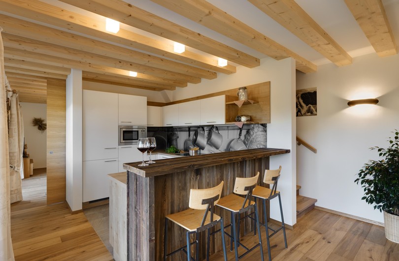 Der Wohnraum Ferienwohnungen auf dem Bauernhof Dosserhof