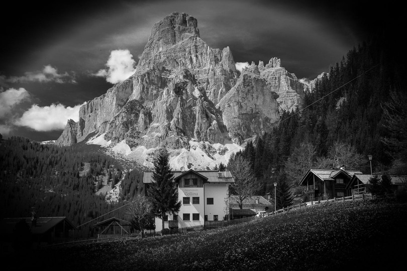 Foto Außenansicht Ferienwohnungen auf dem Bauernhof Collina