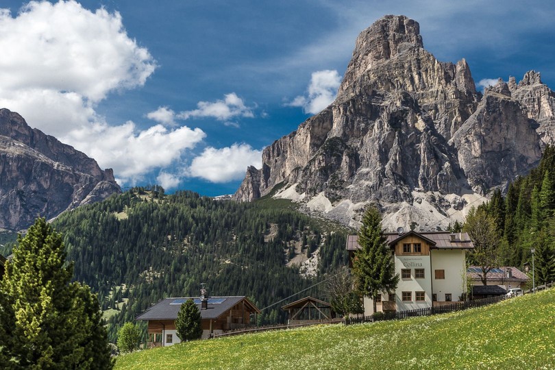 Foto Außenansicht Ferienwohnungen auf dem Bauernhof Collina