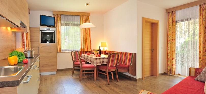 Der Wohnraum Ferienwohnungen auf dem Bauernhof Heiserhof