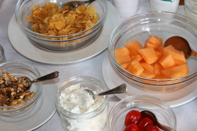 Das Frühstück Ferienwohnungen auf dem Bauernhof Dissertorihof