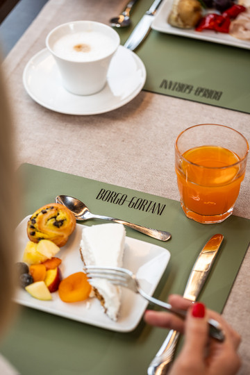 The breakfast Grand Hotel Gortani