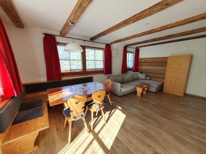 The living area Farmhouse apartments Bruggerhof at Klausberg