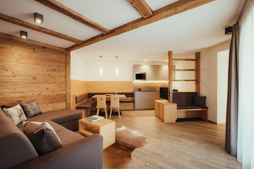 The living area Apartments La Flüta