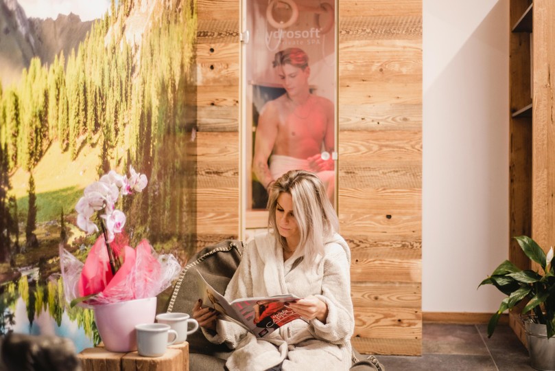 La zona giorno B&B Mia Val - Suite & Apartments