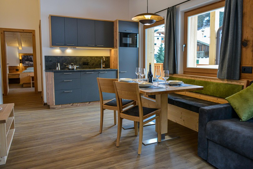 Foto der Küche Ciasa Plaies