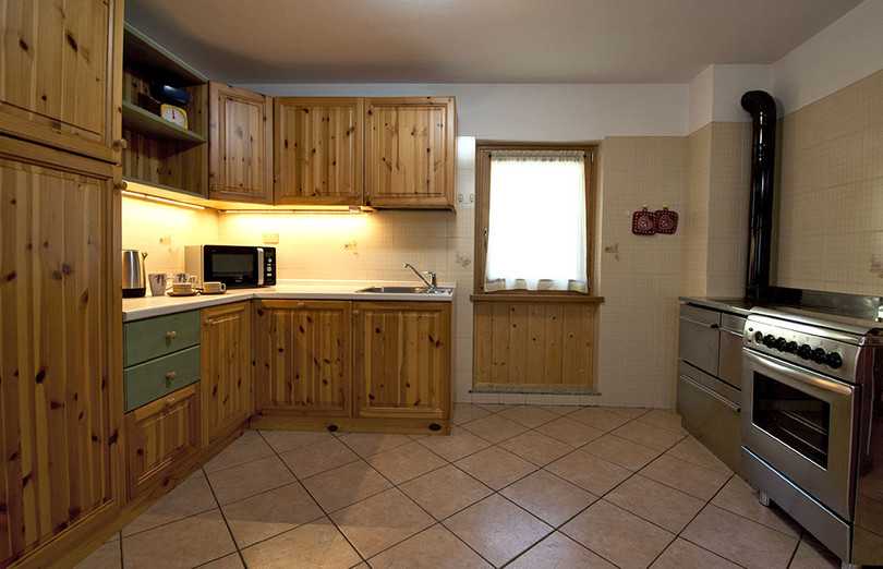 Foto della cucina Baita Mas del Vecio