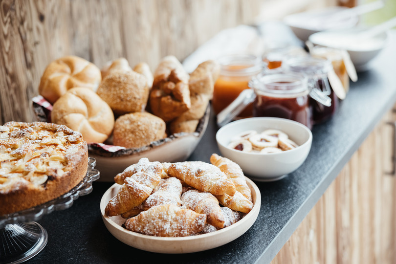 Das Frühstück B&B + Ferienwohnungen Ciasa Urban