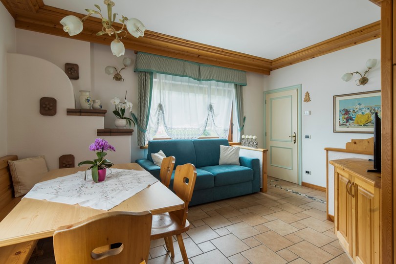 La zona giorno Appartamenti Casa Piva