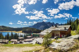 Berghütte mit Zimmern Lago Palù