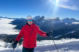 Ski instructor Carlo Apollonio