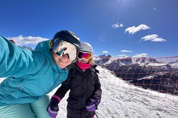 Ski instructor Giulia Sala