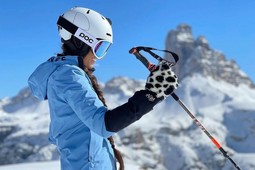 Ski instructor Anastasia Menardi Demai