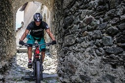 Mountain bike instructor Corrado Pedelì