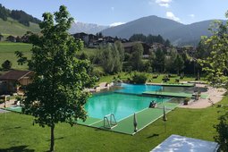 Natural bathing lake in Dobbiaco/Toblach