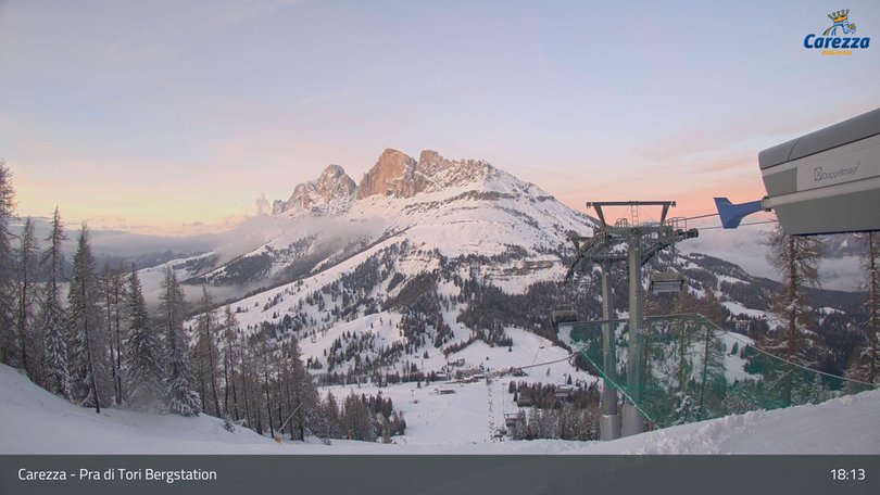 Webcam on the Rosengarten from Carezza