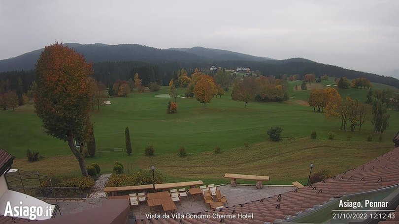 Webcam on the golf course of Asiago